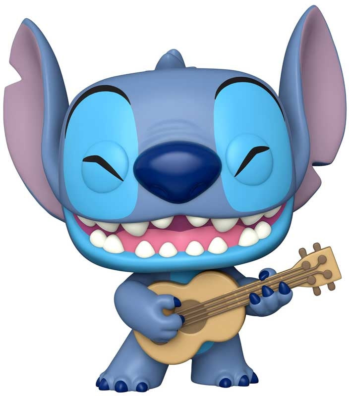 Funko Pop Jumbo: Stitch with Ukulele – Lilo & Stitch Collectible Figure
