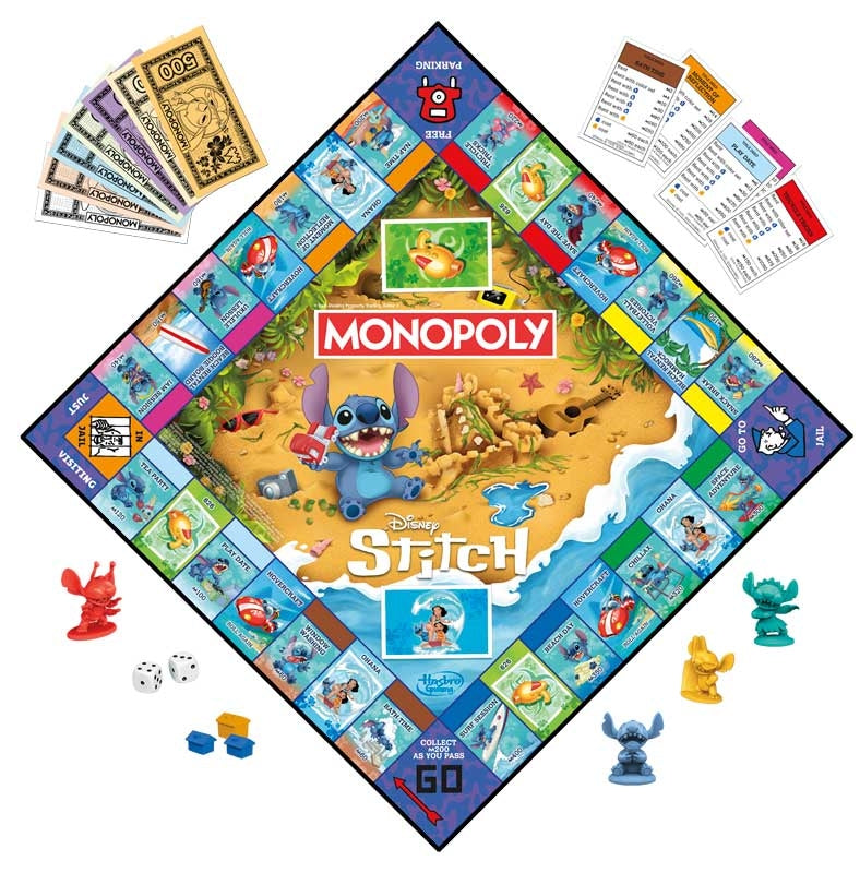 Monopoly: Disney's Lilo & Stitch Edition – Family Board Game
