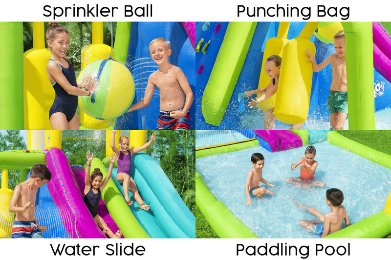 H2OGO! Bestway Splash Course Mega Inflatable Water Park