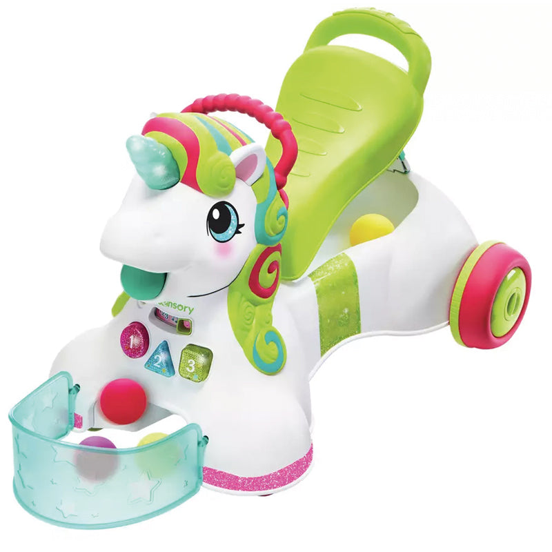 Infantino 3-in-1 Sit, Walk & Ride Unicorn, Toddler, Baby, Infant Indoor Outdoor toy Musical