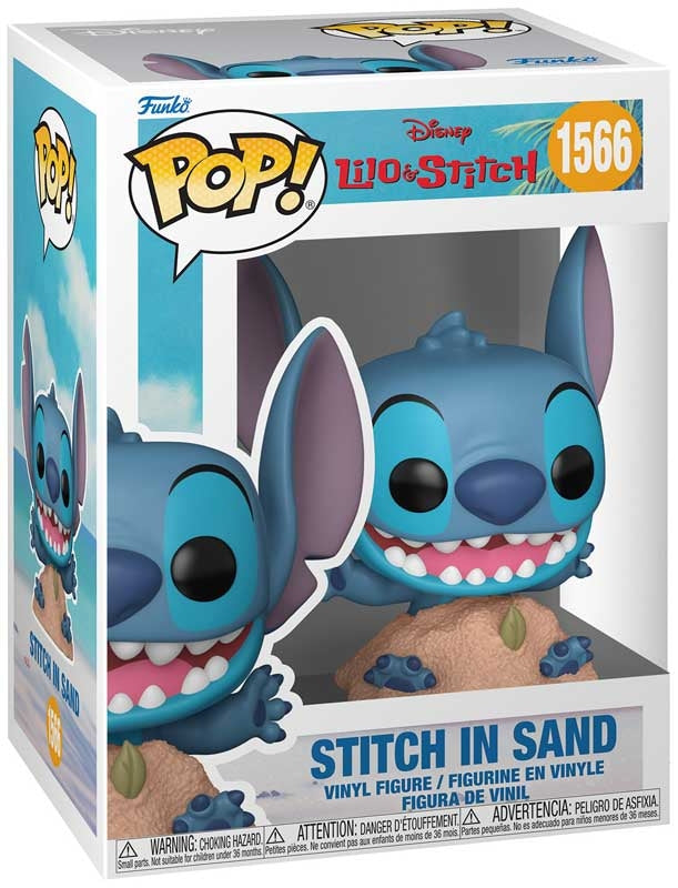 Funko Pop Disney: Lilo & Stitch – Stitch Playing in Sand Collectible Figure