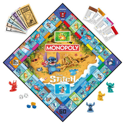 Monopoly: Disney's Lilo & Stitch Edition – Family Board Game