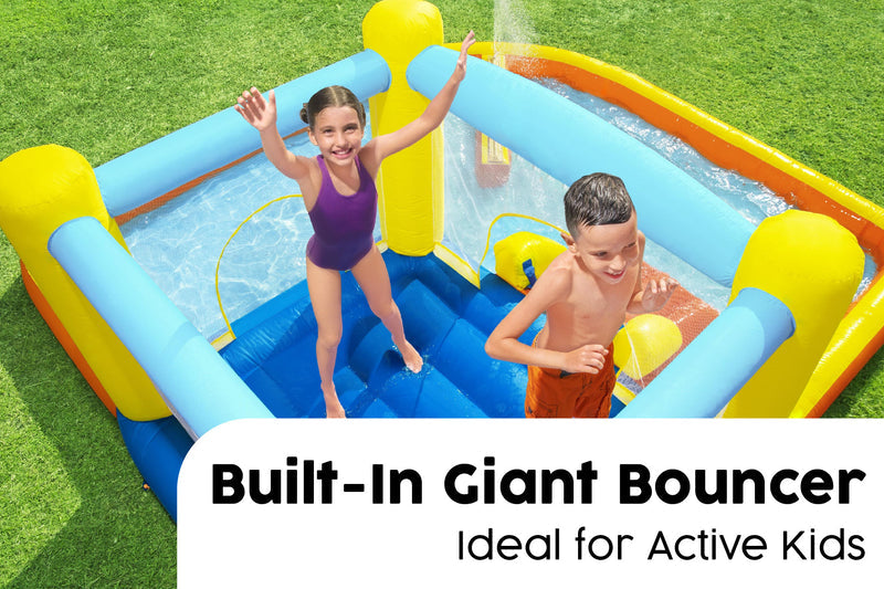 H2OGO! Bestway Kids Inflatable Beach Bounce Water Park Bouncy Castle