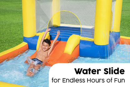 H2OGO! Bestway Kids Inflatable Beach Bounce Water Park Bouncy Castle